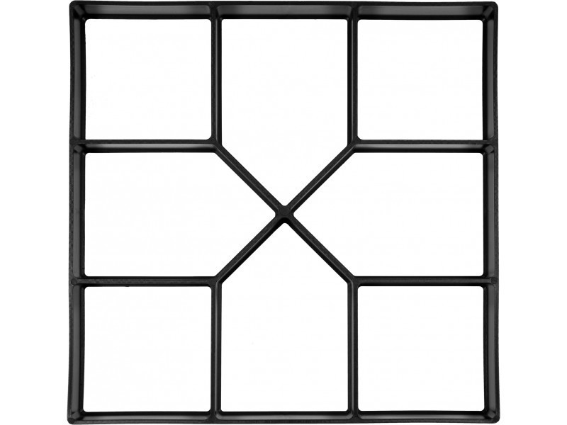 VOREL Șablon pătrat pentru piatră 400 x 400 x 40 mm
