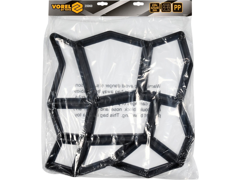 VOREL Șablon pătrat pentru piatră 430 x 425 x 40 mm - 2 | YEO