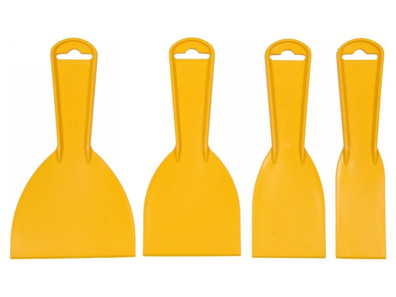 VOREL Set de spatule 4 bucăți 40-100 mm plastic