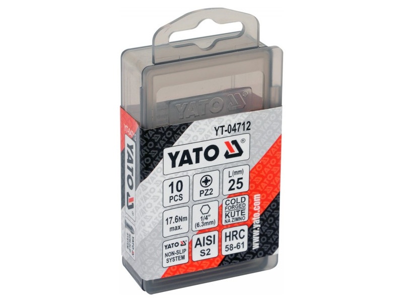 YATO Bithegy PZ2 x 25 mm (10 buc) - 1 | YEO