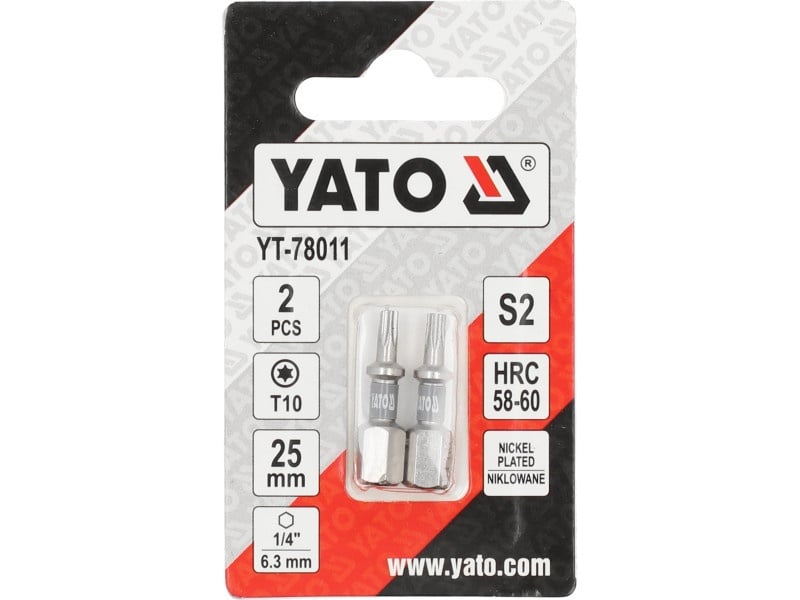 YATO Bithegy T10 x 25 mm (2 buc)