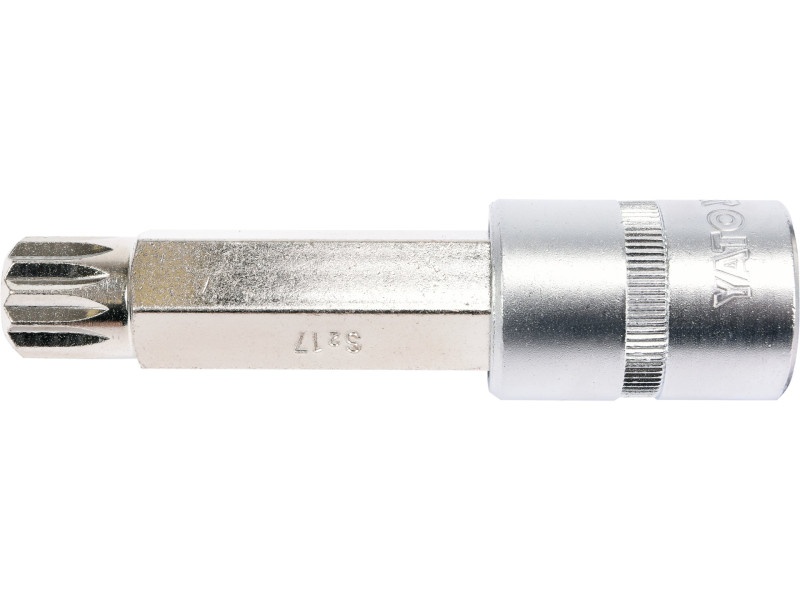 YATO Cheie tubulară cu bit lung Spline 1/2" M17 CrV - 1 | YEO