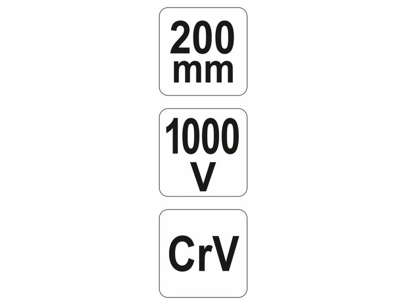 YATO Clește combinat 200 mm izolat până la 1000 V