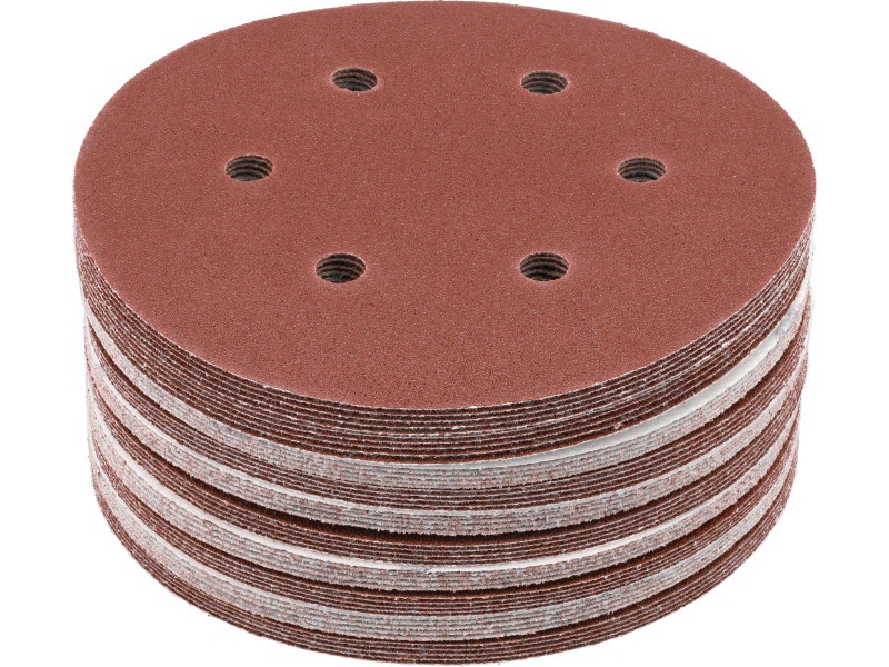 YATO Disc de fixare Velcro 150 mm / P80 6 găuri (50 buc)