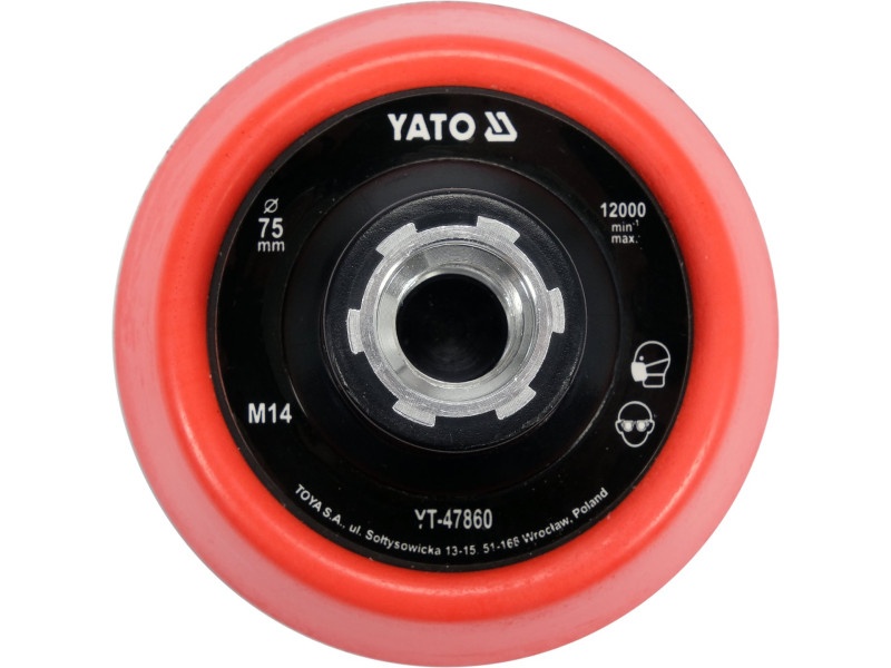 YATO Placă de cauciuc Velcro 75 mm M14 - 4 | YEO