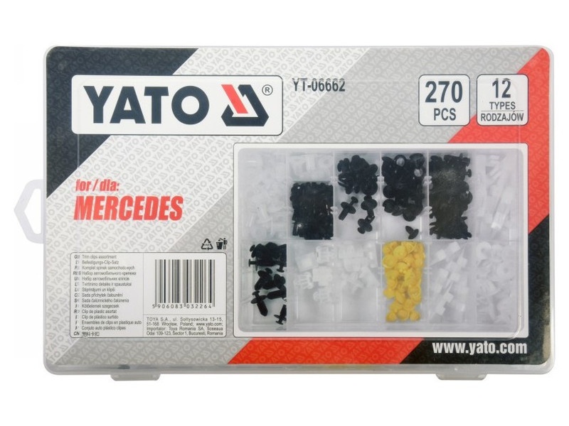 YATO Set de brevete din plastic 270 piese Mercedes - 1 | YEO