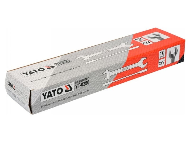 YATO Set de chei 10 piese 6-27 mm CrV - 1 | YEO