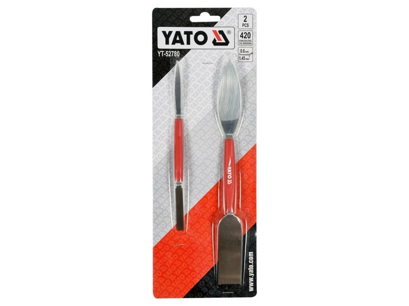 YATO Set de spatule cu două fețe 2 piese - 2 | YEO