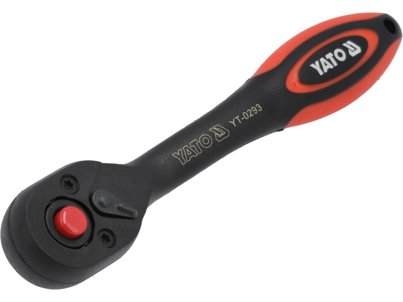 YATO Șurub de acționare cu clichet 1/4" 144 mm 72T Șurub îndoit CrV - 3 | YEO