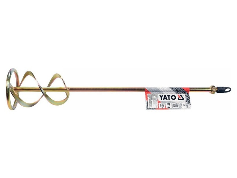 YATO Tijă de amestecare (vopsea) 120 x 600 mm M14