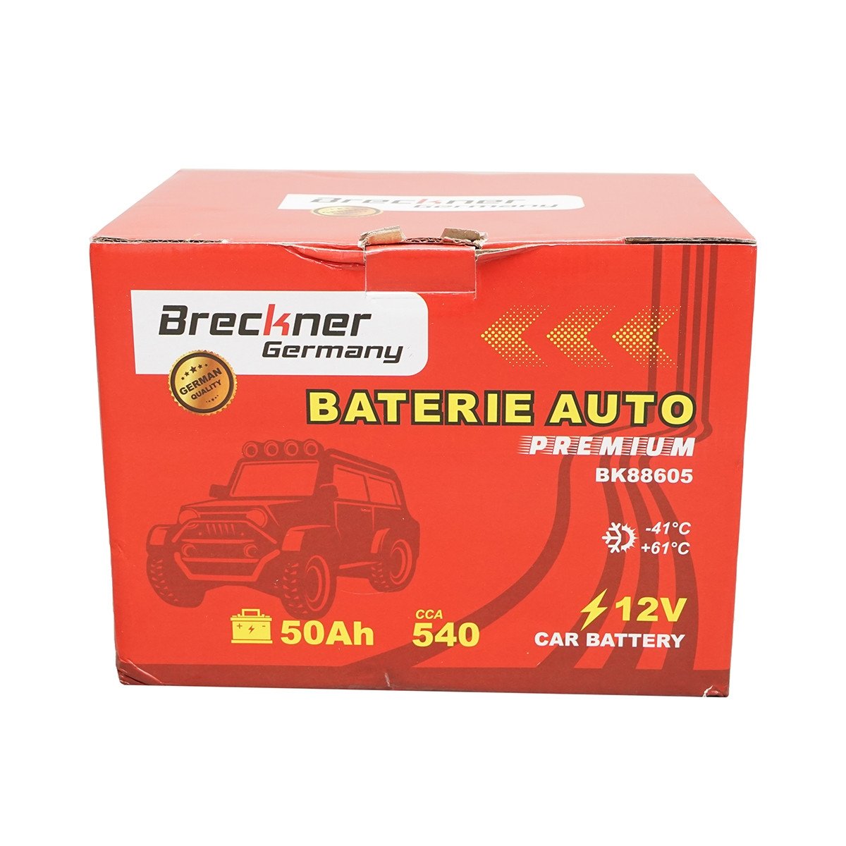 Acumulator, baterie auto 50Ah, 540A, 12V , Cod: BK88605, Brand: BRECKNER GERMANY