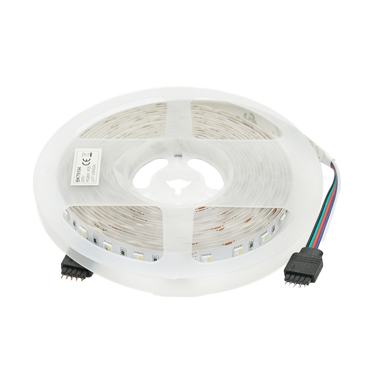 Banda LED 5050 12W/m RGBW, 12-220V rola 5m, 60 LED/m IP20, Cod: BK79104, Brand: BRECKNER GERMANY - 3 | YEO