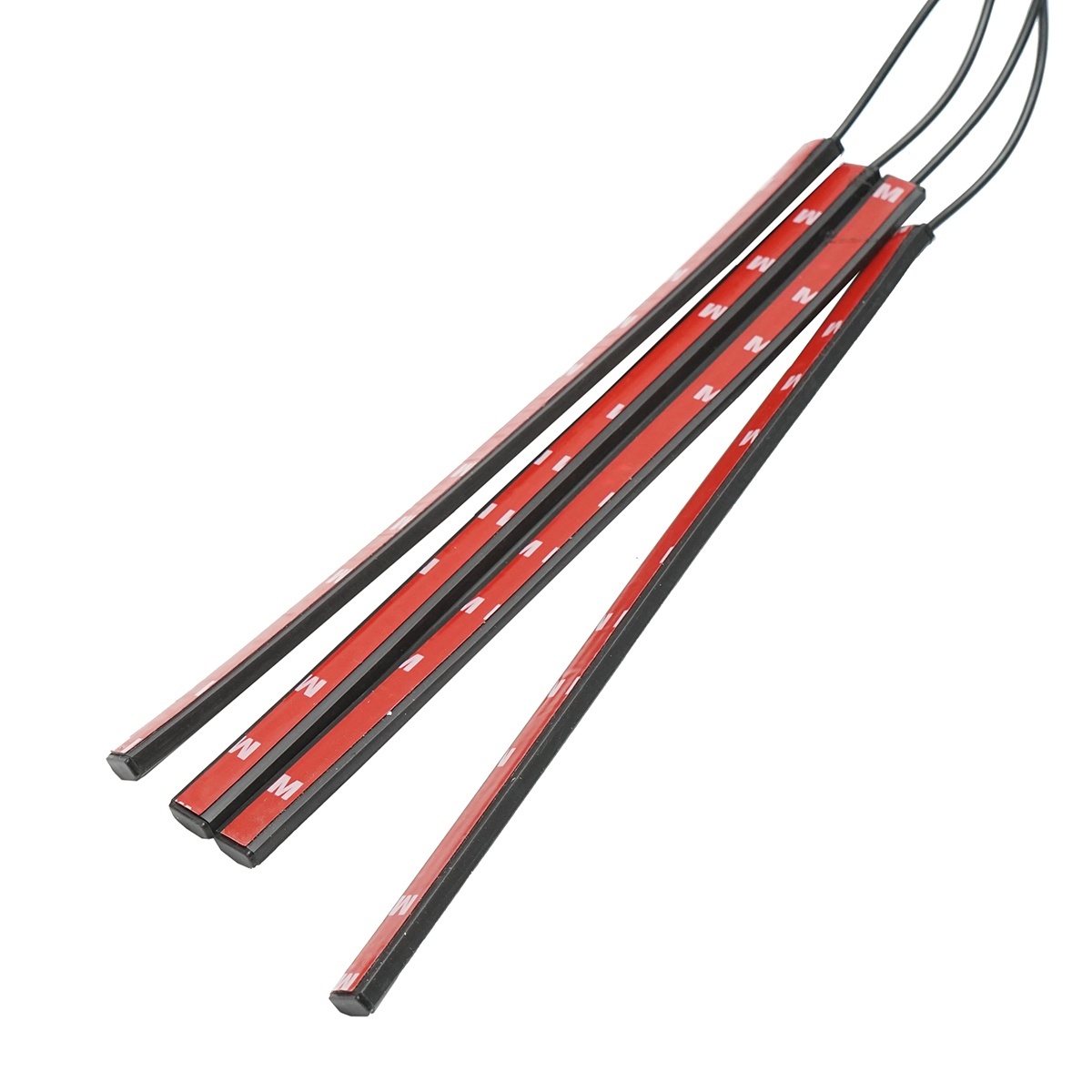 Banda LED lumini ambientale auto 12V, 9W cu telecomanda, control muzical 4x26.7cm RGB Breckner Germany, BK79087