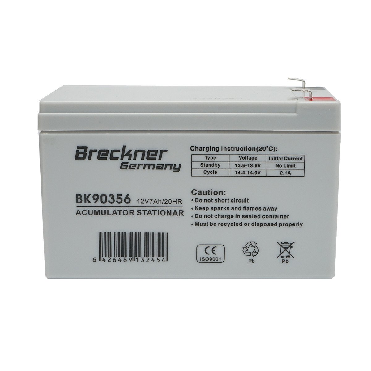 Baterie sistem solar cu gel 12V 7Ah 151x65x94x100 mm FC12-7.0, Cod: BK90356, Brand: BRECKNER GERMANY