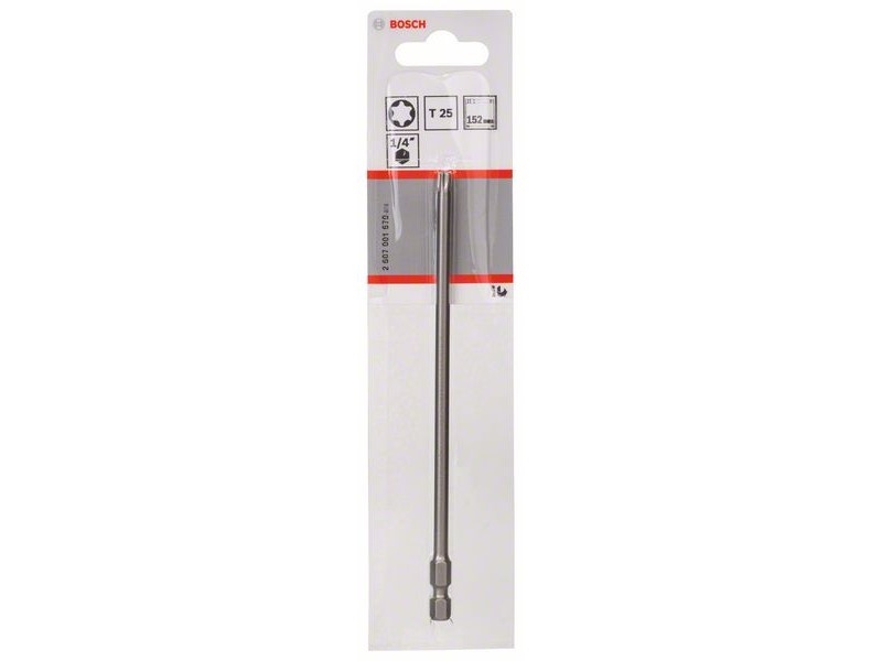 BOSCH Bithegy T25 x 152 mm 1/4" Extra Hard - 1 | YEO