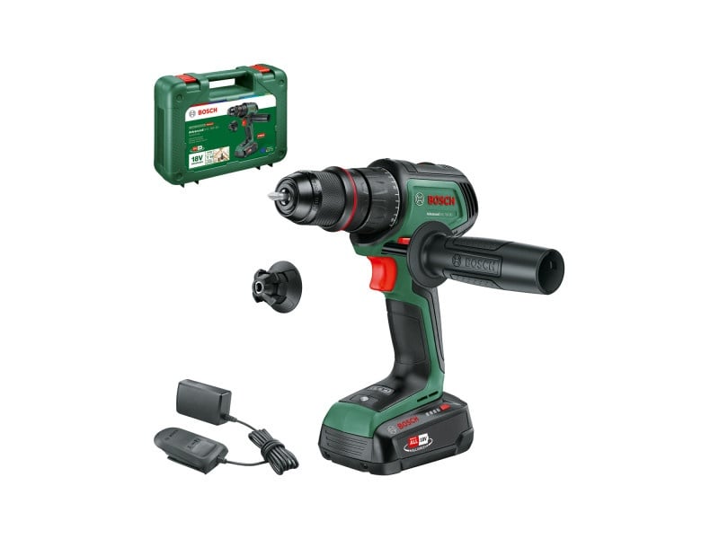 BOSCH burghiu fără fir AdvancedDrill 18V-80 Quicksnap în cutie 78 Nm (1 x 2.5 Ah baterie + încărcător