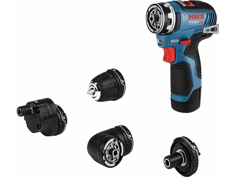 BOSCH burghiu fără fir GSR 12V-35 FC (2 baterii de 3.0 Ah, set complet în L-boxx)