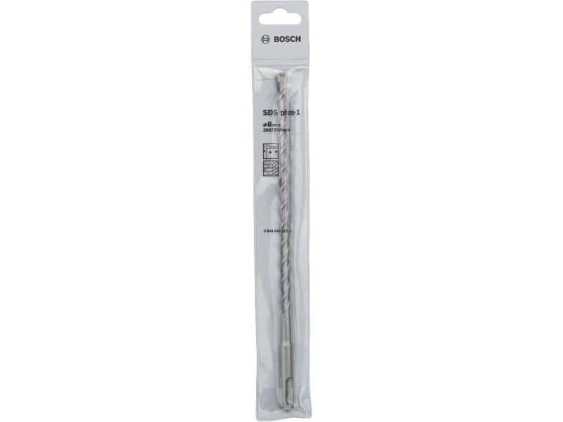 BOSCH Burghiu pentru piatră 8,0 x 260/200 mm cu două tăișuri SDS-Plus - 1 | YEO