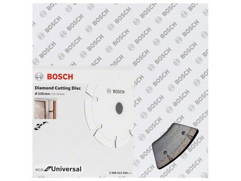 BOSCH Discuri diamantate 230 x 2,6 x 7,0 x 22,2 mm segmentate ECO pentru Universal (10 bucăți) - 1 | YEO