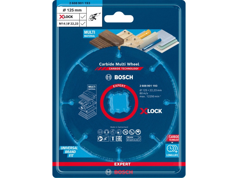 BOSCH EXPERT Disc de tăiere multiplă 125 x 22,2 mm X-LOCK - 1 | YEO