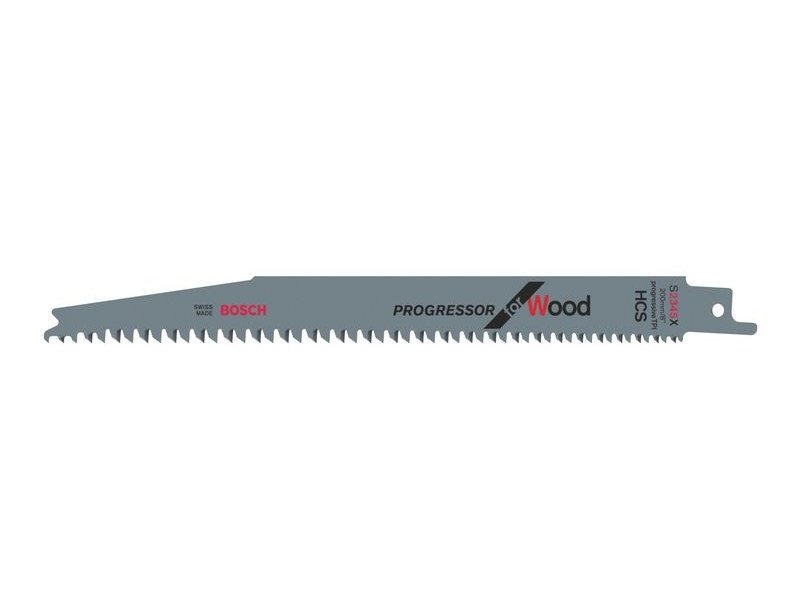 BOSCH Lamă de ferăstrău sabie pentru lemn S 2345 X 200 mm / 6-10TPI Progressor pentru lemn (2 buc)