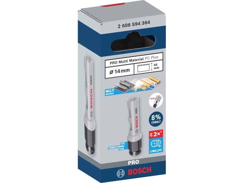 BOSCH PRO Cutter circular 14 mm (8% cobalt) PC PLUS Multi Material - 1 | YEO