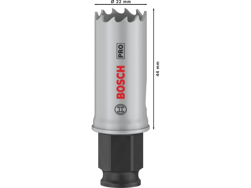 BOSCH PRO Cutter circular 22 mm (8% cobalt) PC PLUS Multi Material - 2 | YEO