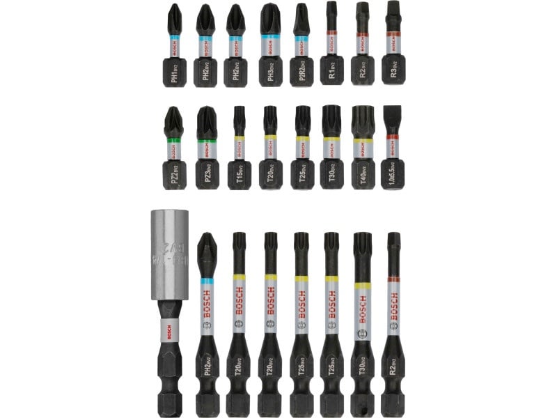 BOSCH PRO Impact bit punct set 24 piese 1/4" Hex