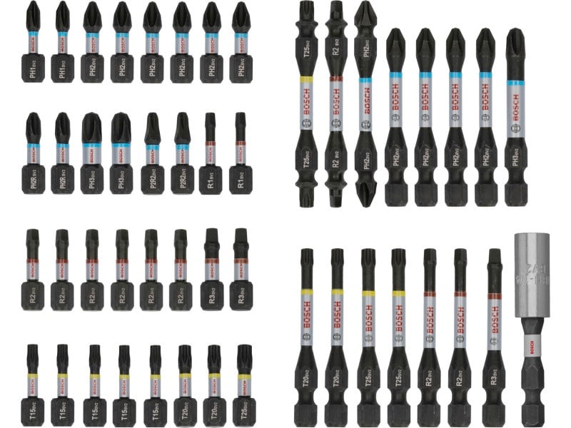 BOSCH PRO Impact bit punct set 48 piese 1/4" Hex - 3 | YEO