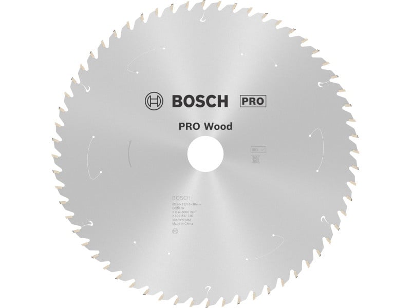 BOSCH PRO Lamă de ferăstrău pentru lemn 254 x 30 x 2,2 mm / 60T