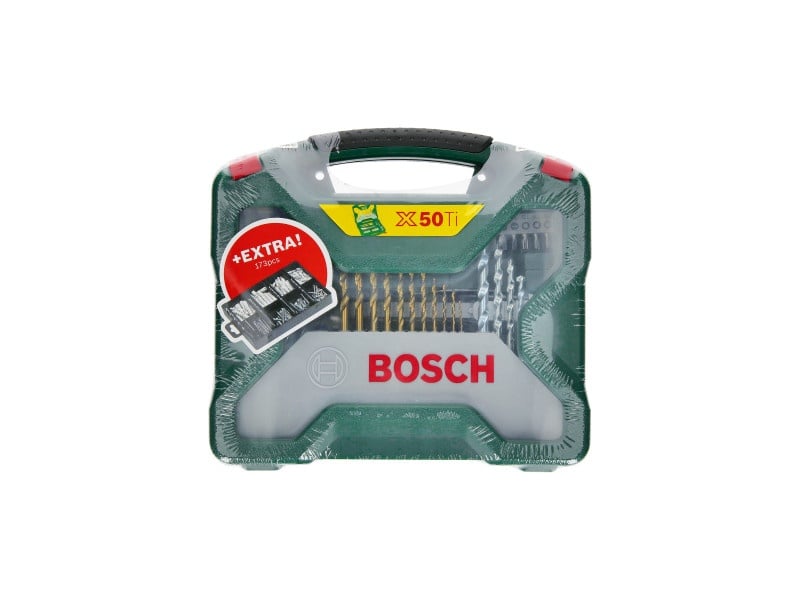 BOSCH Set de 50 de piese pentru biți și burghie + Set de 173 de piese pentru șuruburi și dibluri X-Line