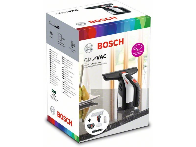 BOSCH Set de curățat parbriz reîncărcabil cu încărcător Micro USB GlassVac