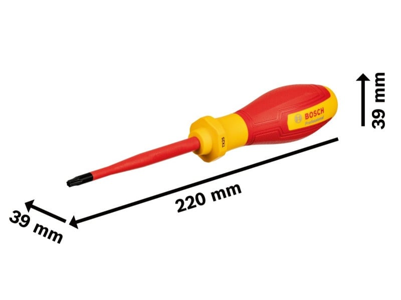 BOSCH Șurubelniță TX25 x 100 mm izolată până la 1000 V