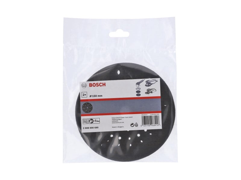 BOSCH Velcro piesă intermediară pentru șlefuitor excenter 150 mm (2pcs)