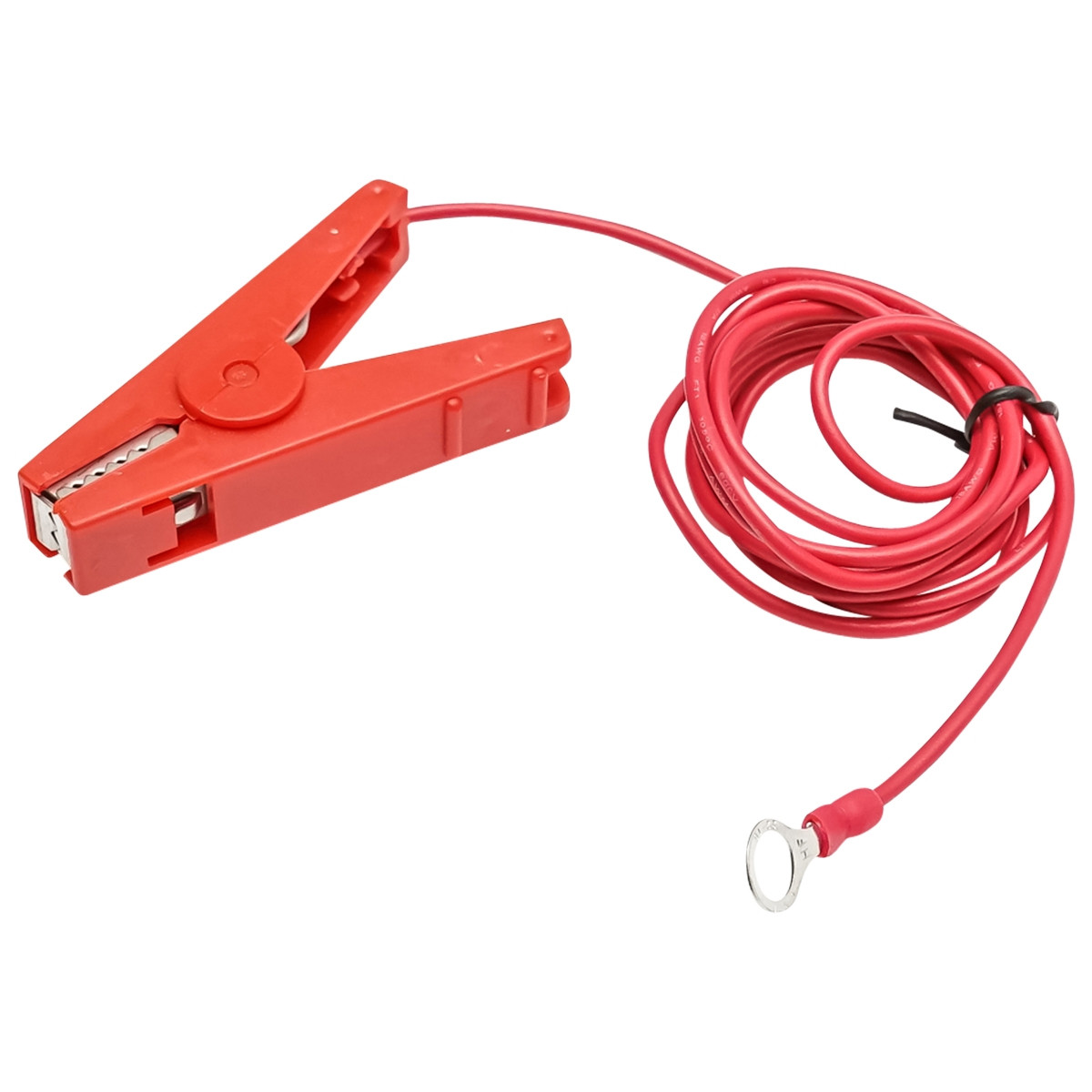 Cablu de racordare cu clema crocodil rosu pentru gard electric, Cod: DISCZ47