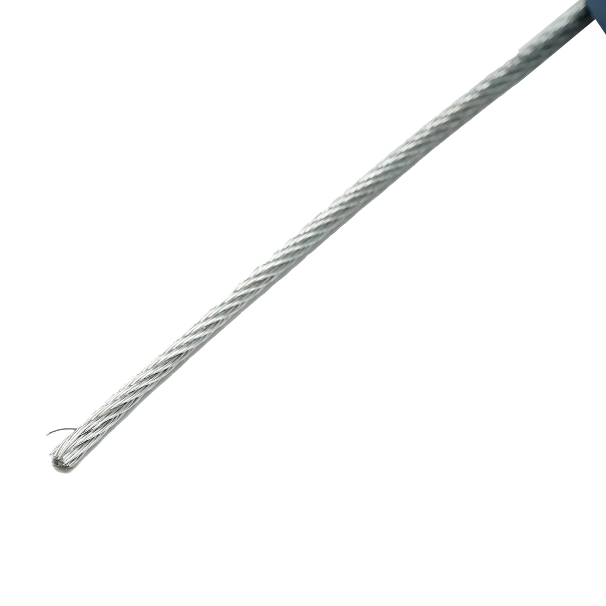 Cablu otel galvanizat fi 3mm, foc 6x7+FC, sarcina maxima 529Kg, 200m/rola, greutate 6.32Kg, Cod: DISSW40 - 2 | YEO