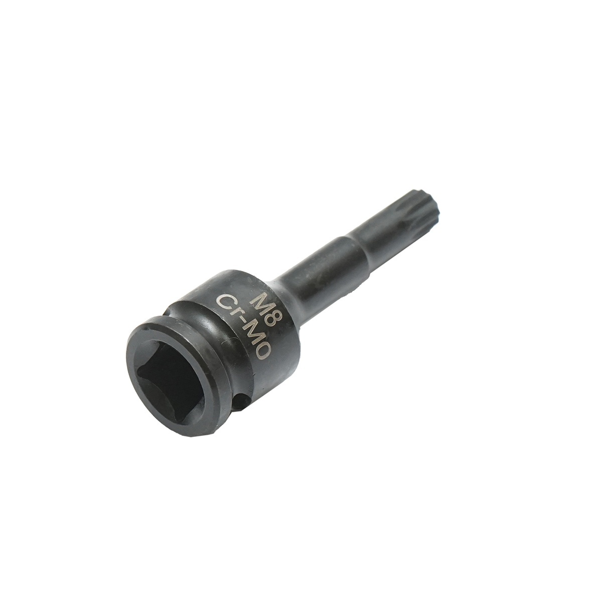 Cheie tubulara de impact spline M8, 60mm, patrat 3/8 Cr-Mo, Cod: DISTS91 - 3 | YEO