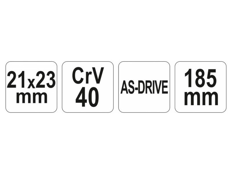 Cheie YATO 21x23 mm CrV