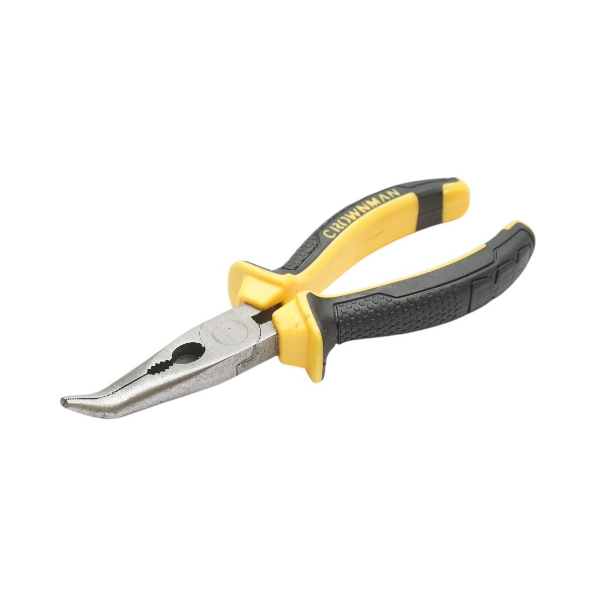 Cleste patent cu varf indoit 165mm profesional Cr-V , Cod: DISUF59, Crownman