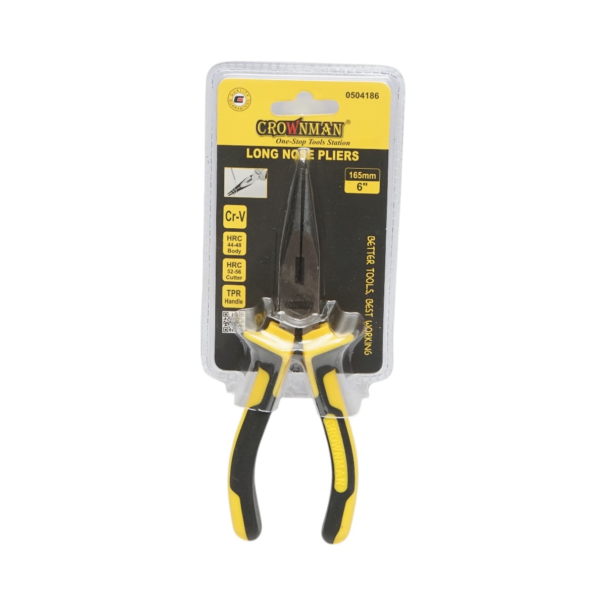 Cleste patent cu varf lung ascutit 165mm profesional Cr-V , Cod: DISUF56, Crownman - 2 | YEO