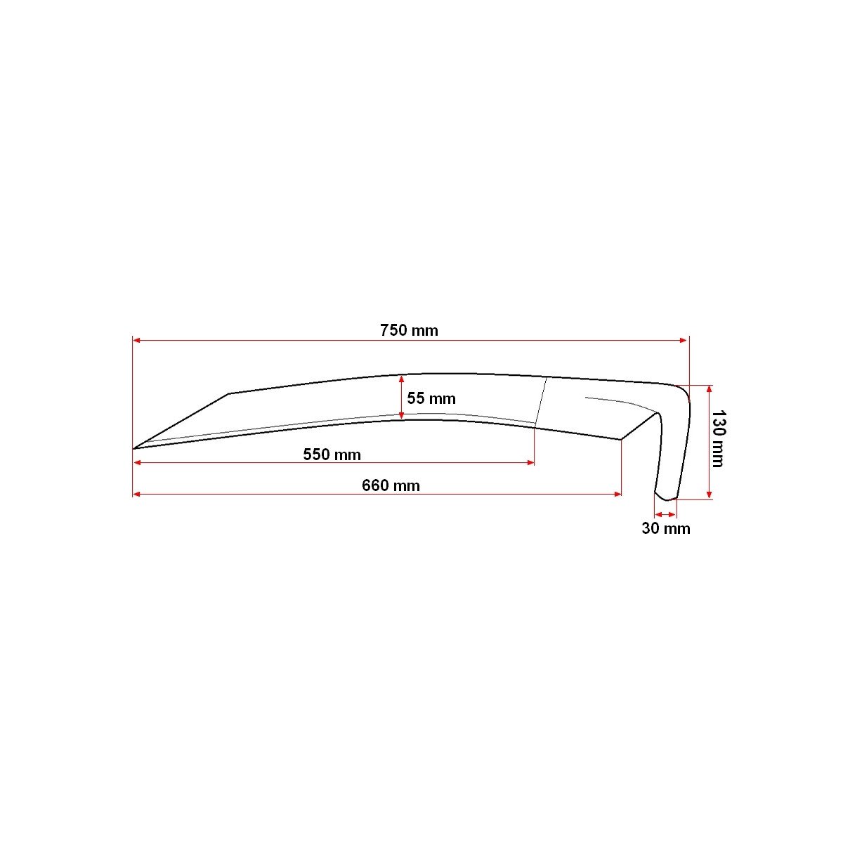 Coasa profesionala, fara coada 750mm, Cod: DISFW78 - 4 | YEO