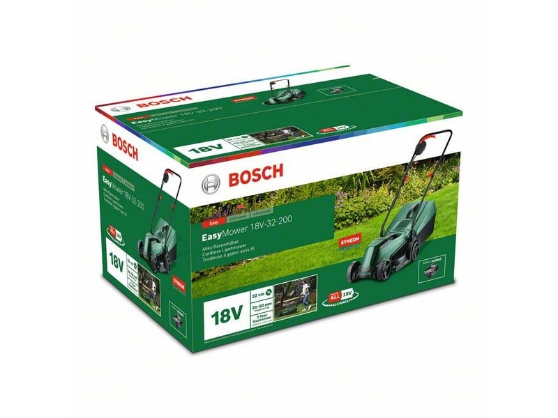 Cositoare fără fir BOSCH EasyMower 18V-32 în cutie de carton (1 x baterie 4.0 Ah + încărcător) - 1 | YEO