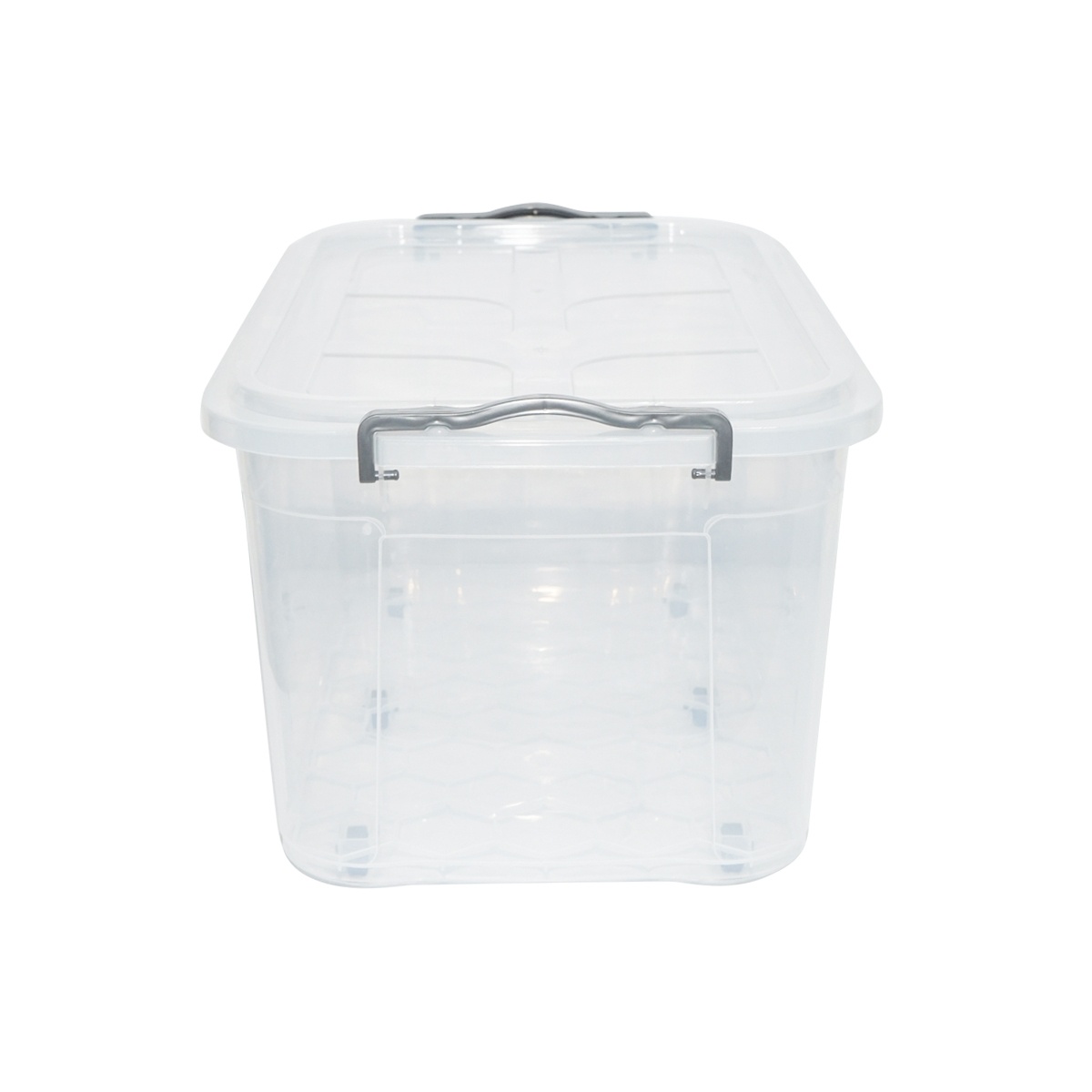 Cutie depozitare 50L cu capac si roti din plastic transparenta 400x630x320mm, Cod: DISLK04, Brand: BRECKNER GERMANY - 2 | YEO