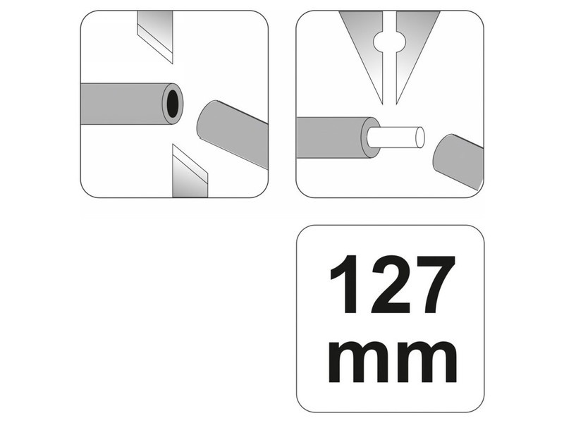 Cuttere de cablu YATO 125 mm