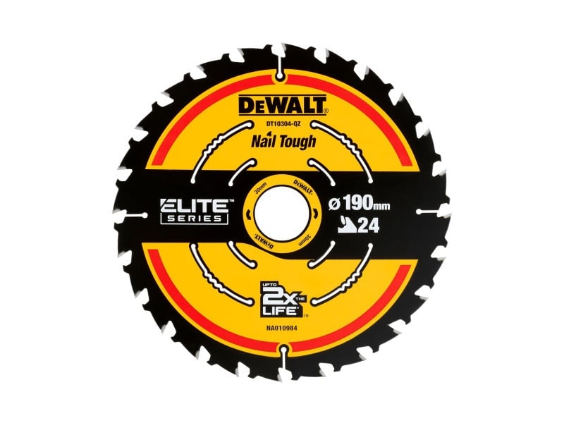 DEWALT EXTREME Lamă de ferăstrău pentru lemn 190 x 30 x 1,65 mm / 24T