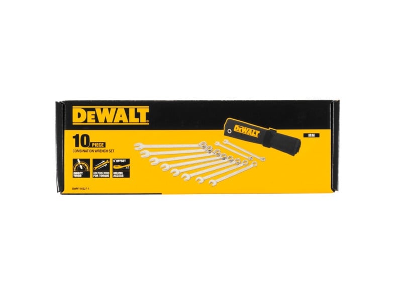 DEWALT Set de chei cu stea 10 piese (10 - 19 mm)