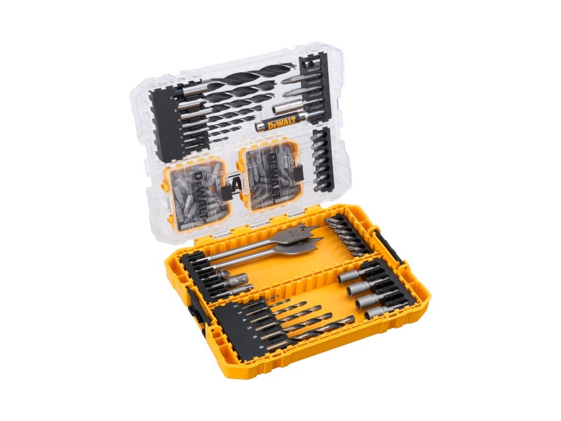 DEWALT TOUGHCASE Set de vârfuri și burghie 100 piese (PH,PZ) - 1 | YEO