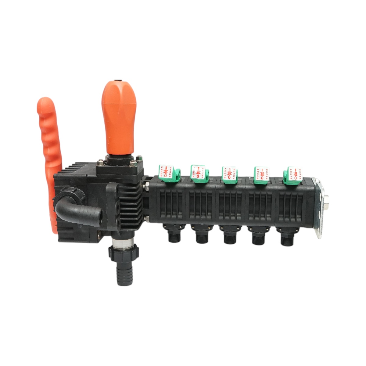 Distribuitor cu 5 cai pentru erbicidator, manometru cu glicerina 25 bar , Cod: DISAW30 - 2 | YEO
