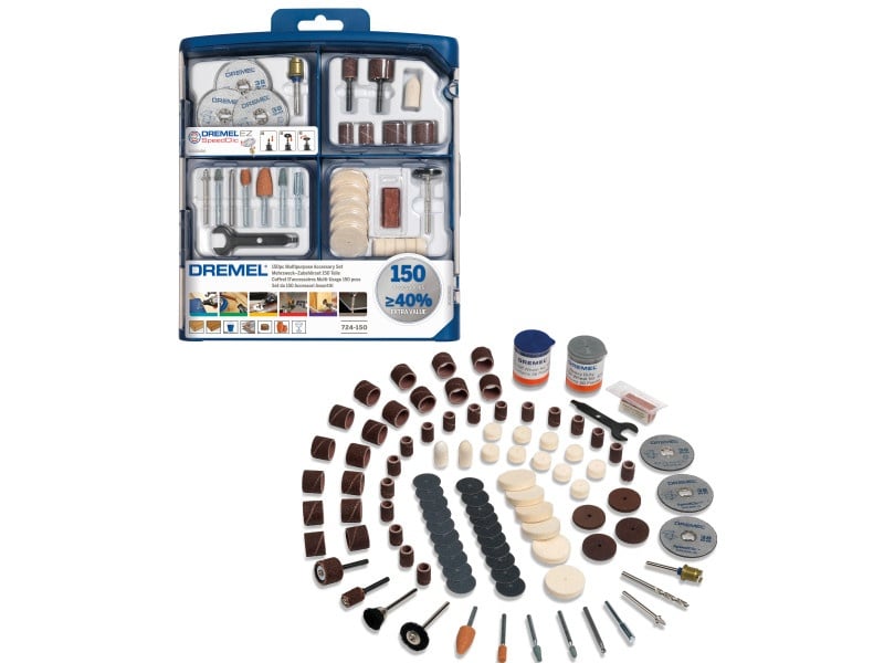 DREMEL EZ SpeedClic SC724 Set de accesorii multifuncționale 150 piese