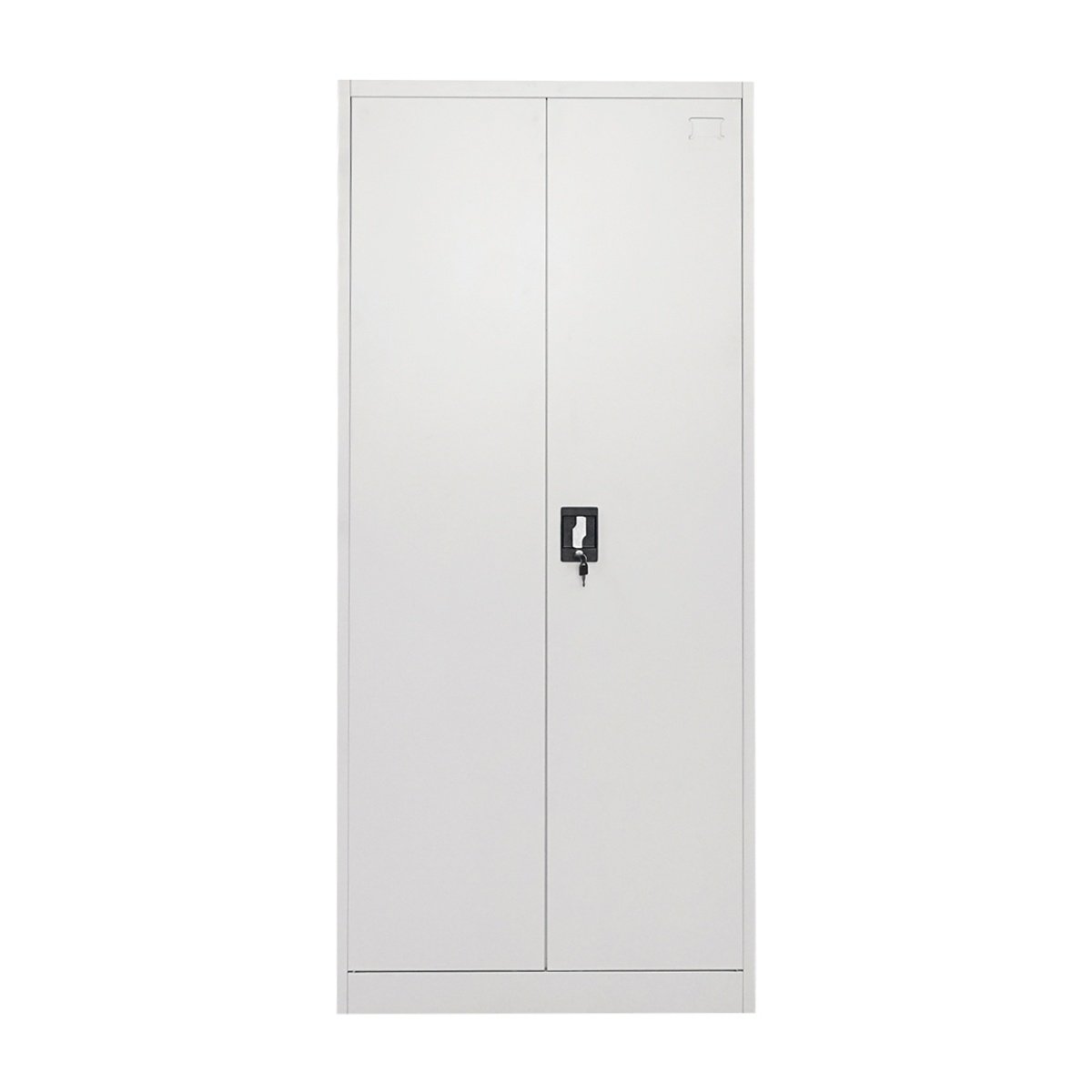 Dulap metalic fiset 1800x800x350mm cu 2 usi securizate, 4 polite, gri, Cod: BK92938, Brand: BRECKNER GERMANY